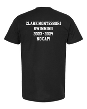 Load image into Gallery viewer, PERSONALIZED Clark Montessori Swimming T-shirt - Youth