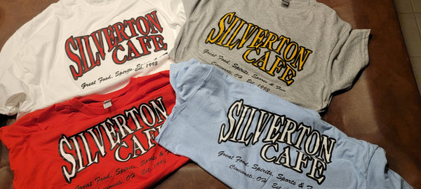 Assorted two color prints for Silverton Cafe in Silverton, Ohio