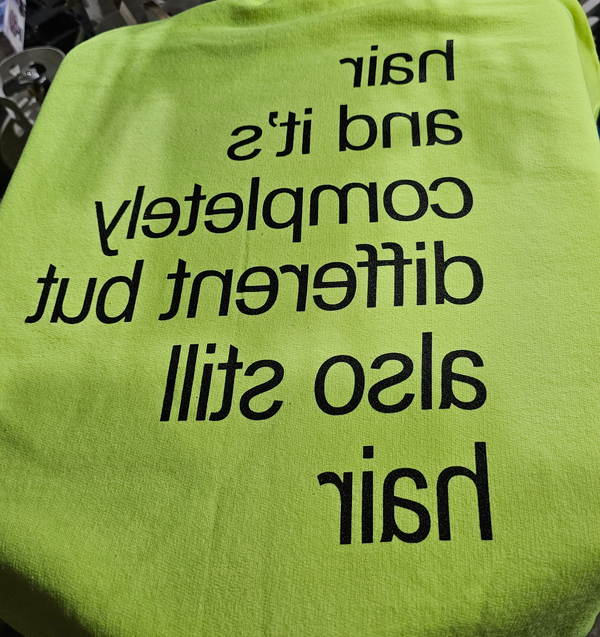 Brat style screenprinted hoodies for Bishops Cuts/Color in Cincinnati