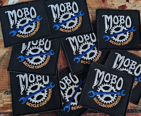 Embroidered patches for MOBO Bicycle Co-op