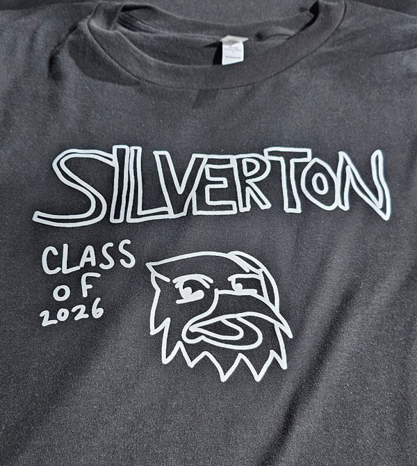 Child's art printed for Silverton Elementary Class of 2026
