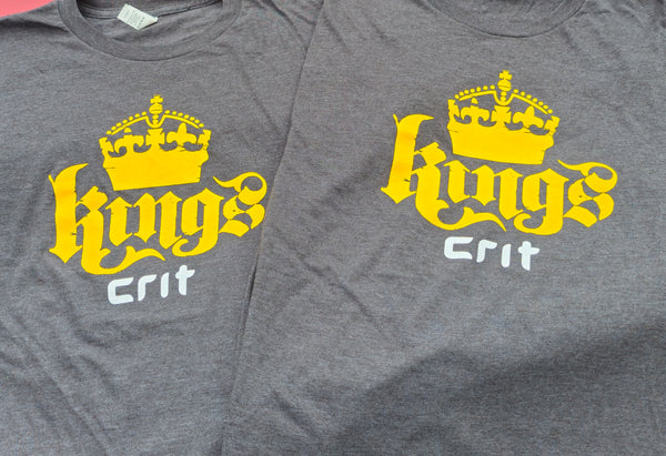2-color screenprinted shirts for Kings Crit