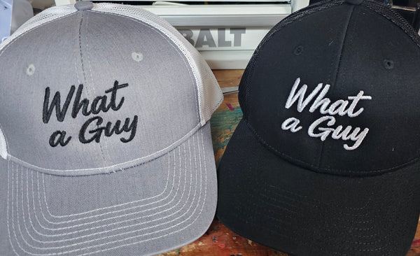 What a Guy memorial/fundraiser hats