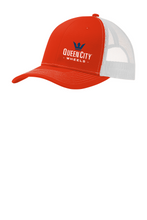 Load image into Gallery viewer, Queen City Wheels Printed Offset Trucker Hat
