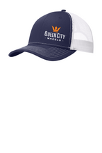 Load image into Gallery viewer, Queen City Wheels Printed Offset Trucker Hat

