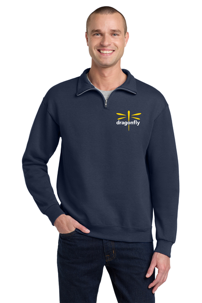 The Dragonfly Foundation - Jerzees® NuBlend® 1/4-Zip Cadet Collar Sweatshirt