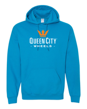Load image into Gallery viewer, Queen City Wheels Vertical Logo Hoodie

