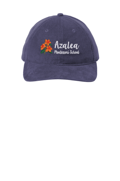 Azalea Montessori Embroidered Corduroy Dad Hat
