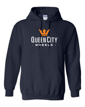 Load image into Gallery viewer, Queen City Wheels Vertical Logo Hoodie
