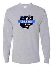 Load image into Gallery viewer, Cincinnati Triathlon Club Long Sleeve T-Shirt
