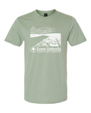 Green Umbrella Landscape Printed Tee