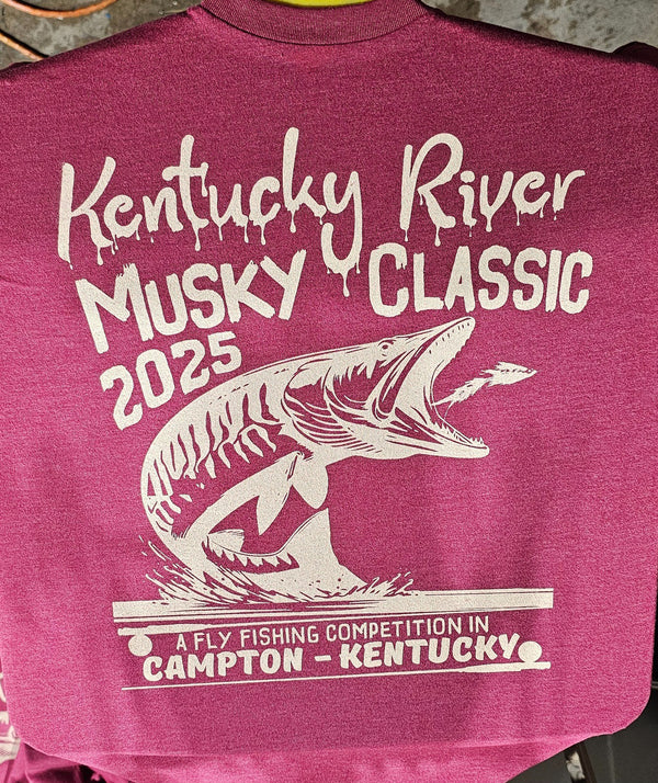 Custom mixed ink for a single color print for Kentucky River Musky Classic
