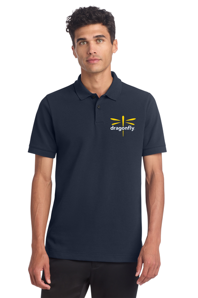 The Dragonfly Foundation - Men's Mercer+Mettle® Stretch Heavyweight Pique Polo