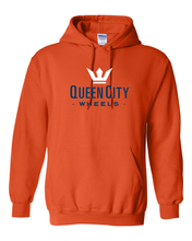 Load image into Gallery viewer, Queen City Wheels Vertical Logo Hoodie
