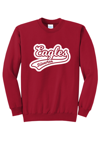 Silverton Elementary Crewneck Sweatshirt Script - Adult