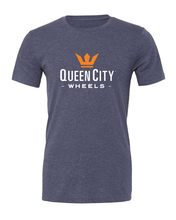 Load image into Gallery viewer, Queen City Wheel Vertical Logo T-Shirt
