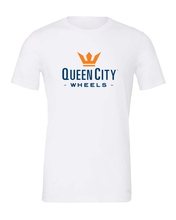 Load image into Gallery viewer, Queen City Wheel Vertical Logo T-Shirt
