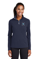 Tidal Babe Period Bank Ladies Quarter Zip Pullover