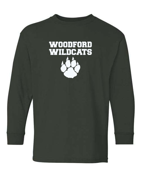 Woodford Wildcats Long Sleeve T-shirt - Youth Sizes