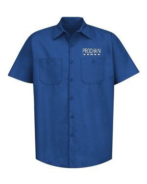 Prochain Racing Mechanic Button up - blue