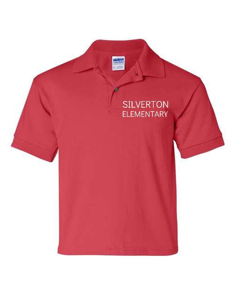 Silverton Elementary Embroidered Polo Uniform Shirt - Youth