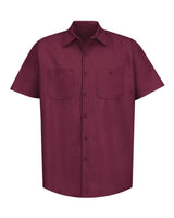 Red Kap Industrial Short Sleeve Work Shirt