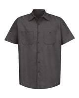 Red Kap Industrial Short Sleeve Work Shirt