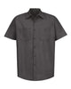 Red Kap Industrial Short Sleeve Work Shirt Plus Sizes