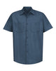 Red Kap Industrial Short Sleeve Work Shirt