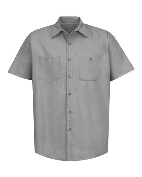 Red Kap Industrial Short Sleeve Work Shirt Plus Sizes