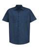 Red Kap Industrial Short Sleeve Work Shirt