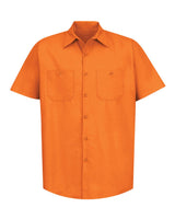 Red Kap Industrial Short Sleeve Work Shirt