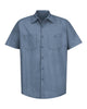 Red Kap Industrial Short Sleeve Work Shirt