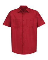 Red Kap Industrial Short Sleeve Work Shirt