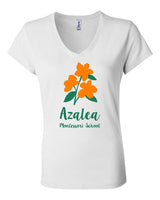 Azalea Montessori Two Color V-neck T-shirt