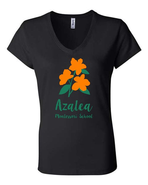 Azalea Montessori Two Color V-neck T-shirt