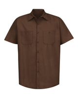 Red Kap Industrial Short Sleeve Work Shirt