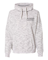 Silverton Elementary Embroidered Women’s Mélange Fleece Cowl Neck Sweatshirt