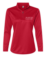 Silverton Elementary Embroidered Women's Quarter-Zip Lightweight Pullover