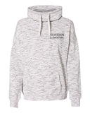 Silverton Elementary Embroidered Women’s Mélange Fleece Cowl Neck Sweatshirt