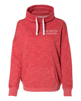 Silverton Elementary Embroidered Women’s Mélange Fleece Cowl Neck Sweatshirt
