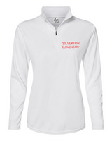 Silverton Elementary Embroidered Women's Quarter-Zip Lightweight Pullover