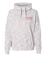 Silverton Elementary Embroidered Women’s Mélange Fleece Cowl Neck Sweatshirt