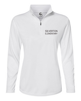 Silverton Elementary Embroidered Women's Quarter-Zip Lightweight Pullover