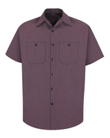 Red Kap Industrial Short Sleeve Work Shirt