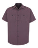 Red Kap Industrial Short Sleeve Work Shirt
