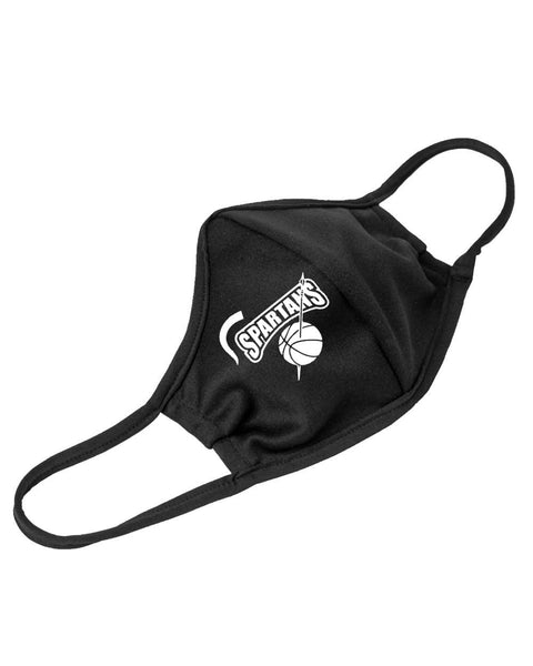 Spartans Basketball Mask - Black