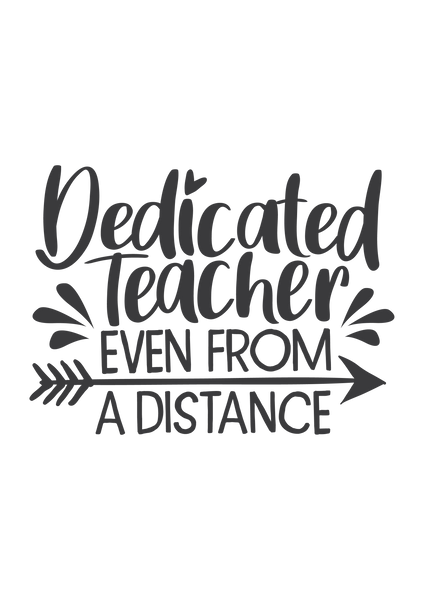 Dedicated teacher, even from a distance