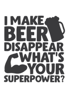 I make beer disappear