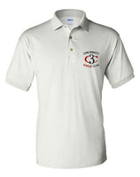 Cincinnati Cycle Club short sleeve embroidered polo -  White